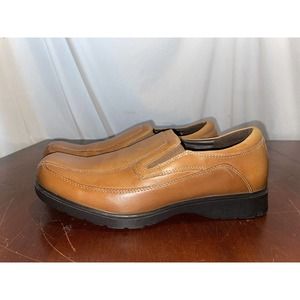Mens London Underground Trenton Tan Dress Shoes Size 12M 12